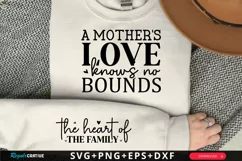A Mother's Love Knows Sleeve SVG, Mother's Day SVG Product Image 1