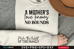 A Mother's Love Knows The Sleeve SVG, Mother's Day SVG Product Image 1