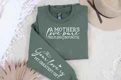A Mother's Love Pure Sleeve SVG, Mother's Day SVG Design Product Image 3
