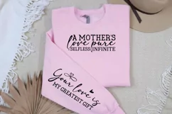 A Mother's Love Pure Sleeve SVG, Mother's Day SVG Design Product Image 2