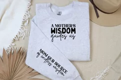 A Mother's Wisdom Sleeve SVG, Mother's Day SVG Design Product Image 3