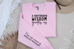 A Mother's Wisdom Sleeve SVG, Mother's Day SVG Design Product Image 2
