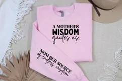A Mother's Wisdom Sleeve SVG, Mother's Day SVG Design Product Image 2