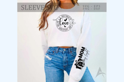 A mothers love is the greatest gift Sleeve SVG Product Image 2