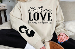 A mothers love knows no bounds Sleeve SVG Design Product Image 3
