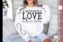 A mothers love knows no bounds Sleeve SVG Design Product Image 1