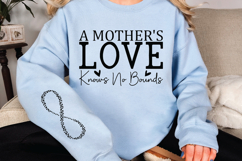 A mothers love knows no bounds Sleeve SVG Design Product Image 2