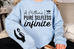 A mothers love pure selfless infinite Sleeve SVG Design Product Image 2