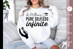 A mothers love pure selfless infinite Sleeve SVG Design Product Image 1