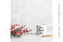 Christmas Winter Coffee Mug Mockups Template Blank Ceramic38 Product Image 1