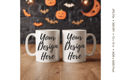 Halloween Coffee Mug Mockups Template Blank Ceramic Cup_46 Product Image 1