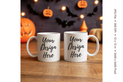 Halloween Coffee Mug Mockups Template Blank Ceramic Cup_48 Product Image 1