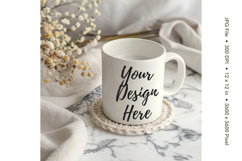 Christmas Winter Coffee Mug Mockups Template Blank Ceramic70 Product Image 1