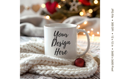 Christmas Winter Coffee Mug Mockups Template Blank Ceramic74 Product Image 1