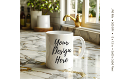Christmas Winter Coffee Mug Mockups Template Blank Ceramic75 Product Image 1