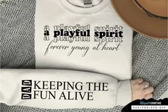 A Playful Spirit Forever Sleeve SVG, Father's Day SVG Design Product Image 3