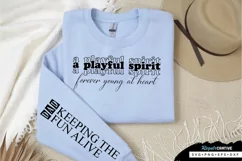 A Playful Spirit Forever Sleeve SVG, Father's Day SVG Design Product Image 2