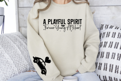 A playful spirit forever young at heart Sleeve SVG Product Image 3
