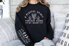 A playful spirit forever young at heart Sleeve SVG Product Image 3