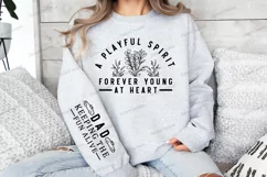 A playful spirit forever young at heart Sleeve SVG Product Image 2