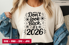 Don’t Look Back 2026 SVG Design Product Image 1