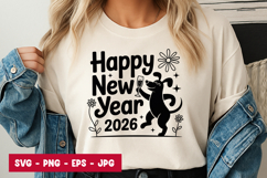Happy New Year 2026 SVG Design Product Image 1