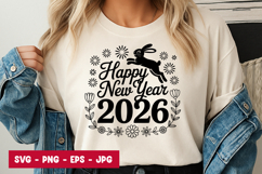 Happy New Year 2026 SVG Design Product Image 1