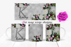 Monogram Mug Design,Sublimation Mug,Alphabet Mug Design Product Image 3