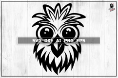 Rooster Portrait SVG, Funny Farm Animal Cut file Product Image 1