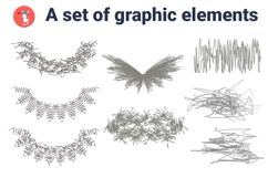 A set of graphic elements Product Image 4