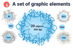 A set of graphic elements Product Image 1