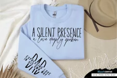 A Silent Presence Sleeve SVG, Father's Day SVG Design Product Image 2