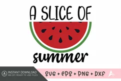 A slice of summer SVG, Beach Party SVG, Summer Adventure SVG Product Image 1