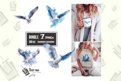 Seagull Watercolor Clipart Bundle Sublimation PNG Product Image 1