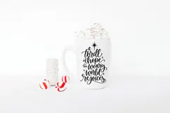 A Thrill of Hope SVG, O Holy Night Christmas SVG Product Image 3