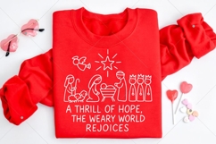 A Thrill of Hope Nativity SVG PNG, Christian Christmas SVG Product Image 8