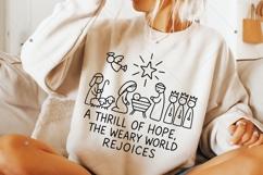 A Thrill of Hope Nativity SVG PNG, Christian Christmas SVG Product Image 10
