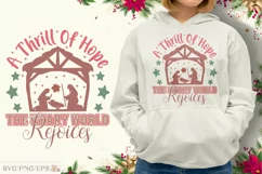 Christmas Christian SVG PNG T-shirt Design Product Image 1