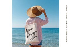 Canvas Tote Bag Mockup Shopping Bag White Natural Blank_105 Product Image 1