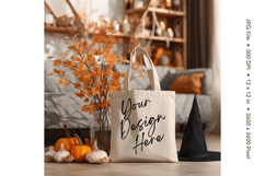 Canvas Tote Bag Mockup Shopping Bag White Natural Blank_118 Product Image 1