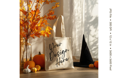 Canvas Tote Bag Mockup Shopping Bag White Natural Blank_120 Product Image 1