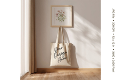 Canvas Tote Bag Mockup Shopping Bag White Natural Blank_124 Product Image 1