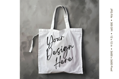 Canvas Tote Bag Mockup Shopping Bag White Natural Blank_71 Product Image 1