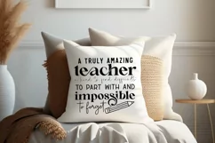A Truly Amazing Teacher A Hard SVG, Teacher SVG Design Product Image 3