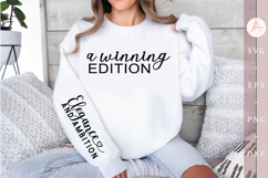 A winning edition Sleeve SVG Product Image 1