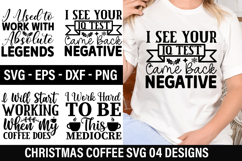 Christmas Coffee SVG Design - Christmas T-Shirt Design Product Image 1