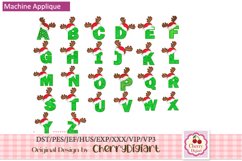 Reindeer Monograms Alphabet machine embroidery bundle 2311A Product Image 1