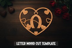 Valentine Laser Cut Alphabet letter Product Image 2