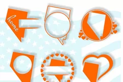 9 Monograms with Nevada - cutting files, SVG, PNG, JPG, EPS, AI, DXF Product Image 2