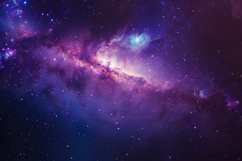 Purple Nebula Background Wallpaper Product Image 1